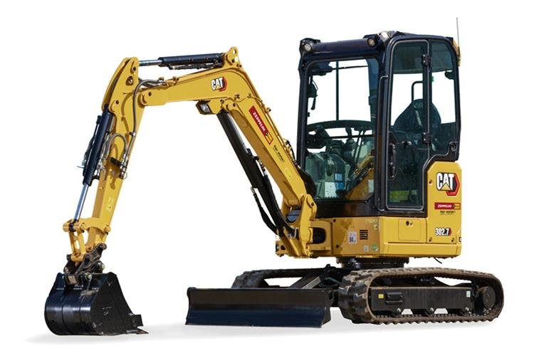 Minibagger CAT 302.7 NG (2,8 t) mieten