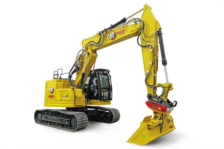 Kettenbagger CAT 325 NG mit Verstellausleger und GPS (27,0t) mieten