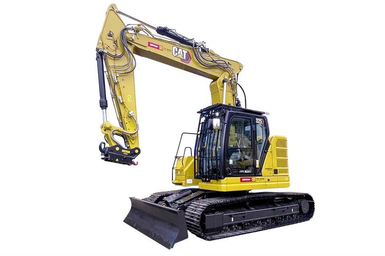 Kettenbagger CAT 325 NG mit Verstellausleger, Schild und GPS (27,0t) mieten