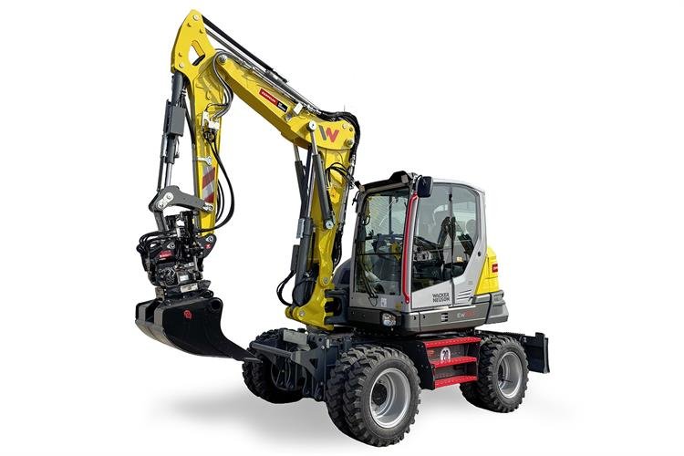 Mobilbagger Wacker Neuson EW100-2 Tiltrotator mit OQ45-5 mieten