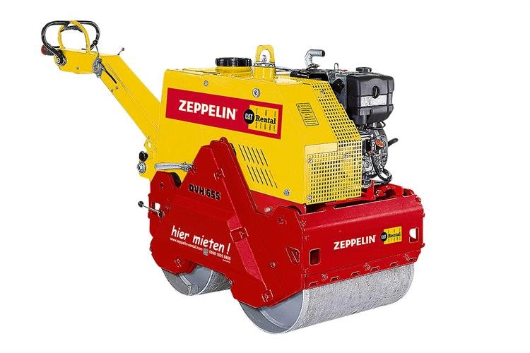 Handgeführte Walze DVH 655 E, 735 kg, Arbeitsbreite 650 mm mieten