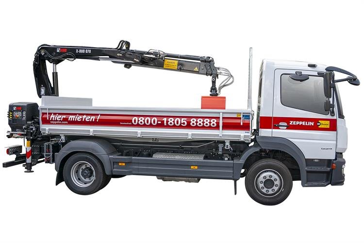 MB 1224 Atego Kipper/Heckkran mieten
