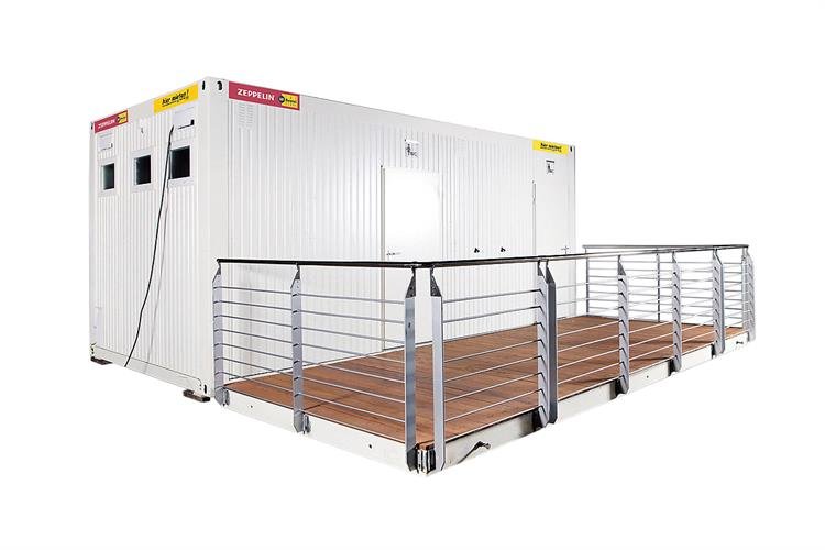 Dachterrasse mit Geländer mieten