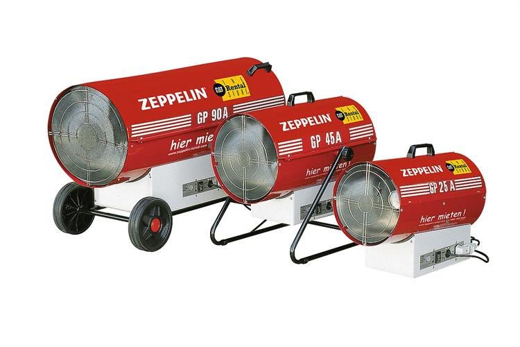 Gas- Lufterhitzer GP 25, -30,2 kW, Luftdurchsatz 650 cbm/h mieten