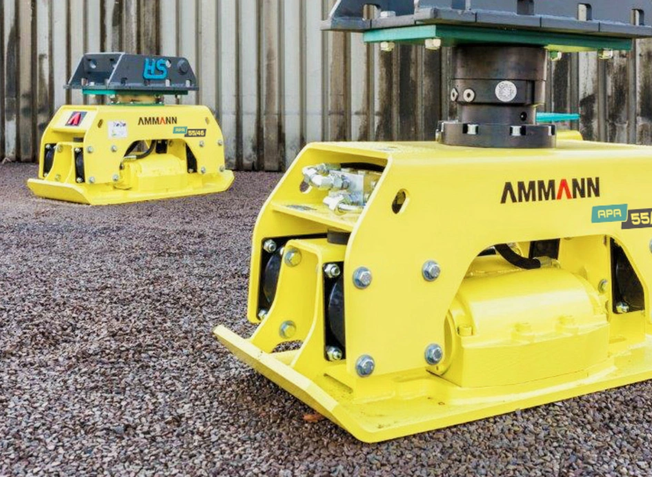 Anbauverdichter von Ammann für Bagger mieten