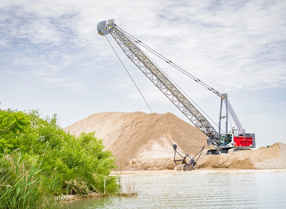 Hydroseilbagger - Liebherr mieten