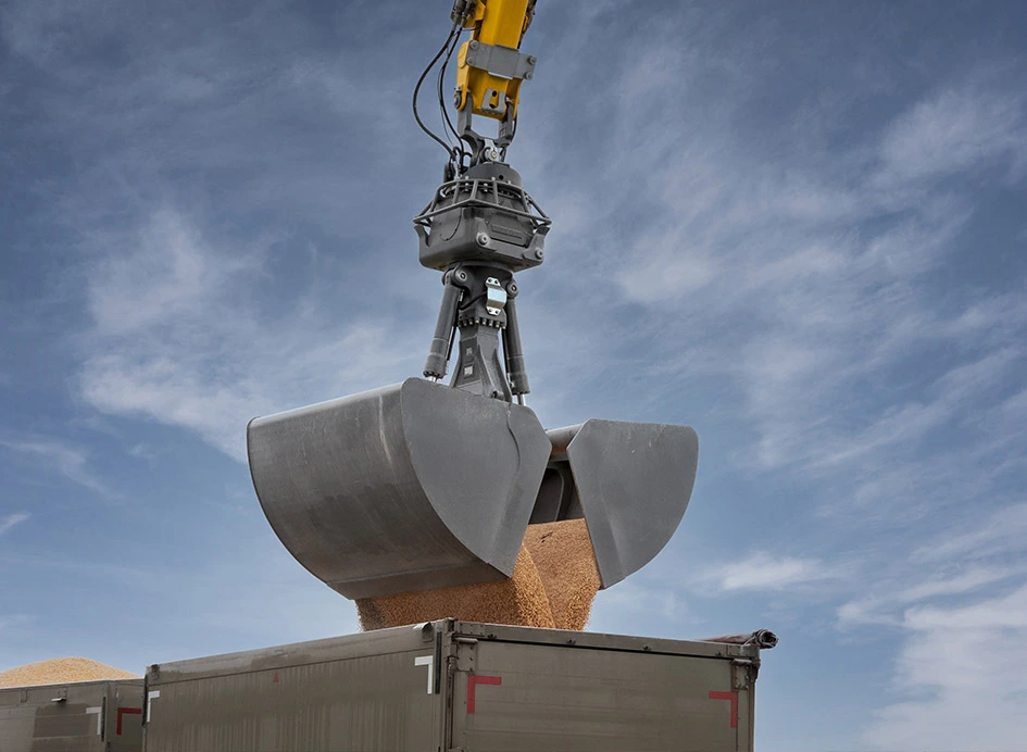 Zweischalengreifer von Liebherr mieten