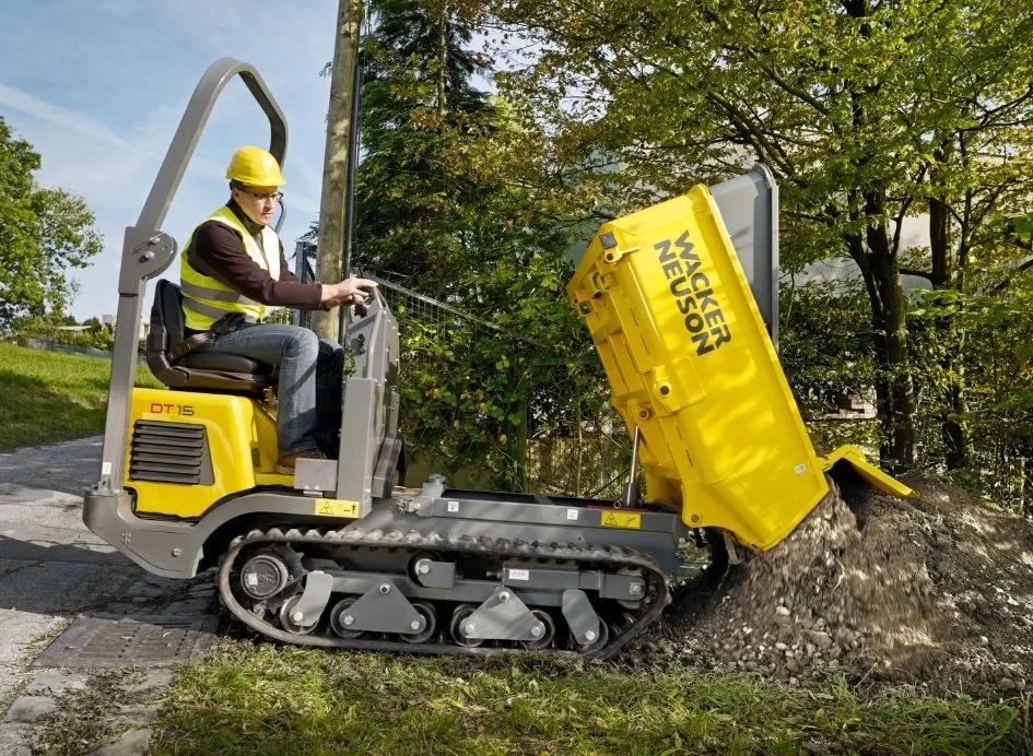 Kettendumper von Wacker Neuson – Robuster Materialtransport mieten