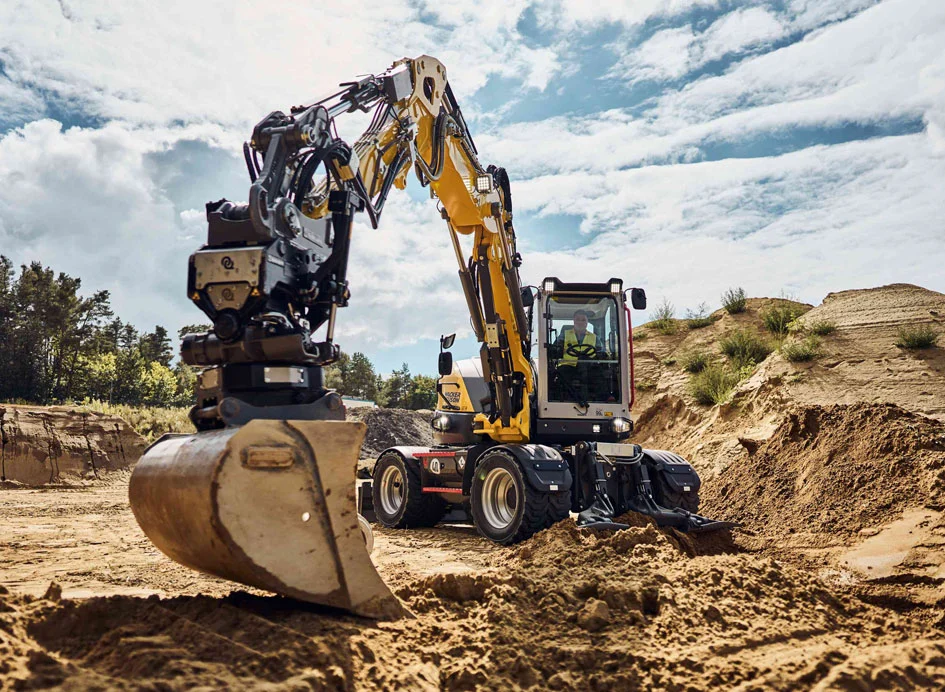 Mobilbagger von Wacker Neuson mieten