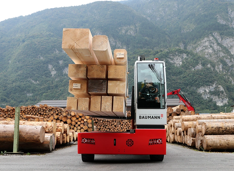 Baumann Seitenstapler für Langguttransport mieten