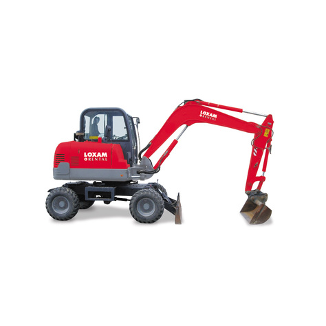 Mobilbagger 5 t - 3,5 m Grabtiefe mieten
