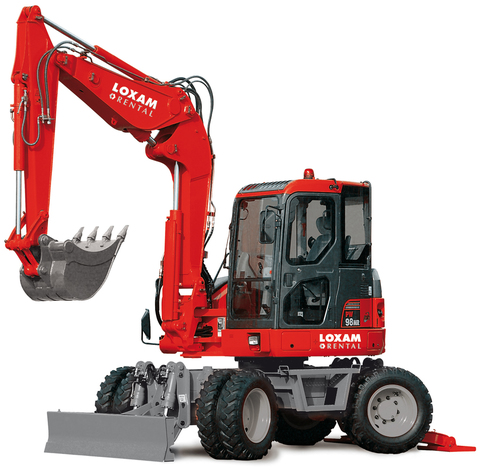 Mobilbagger 7 t - 3,75 m Grabtiefe mieten