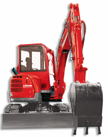 Mini-Raupenbagger 5,2 t - 4 m Grabtiefe mieten