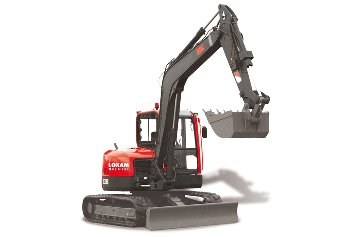 Mini-Raupenbagger 7,2 t - 4,2 m Grabtiefe mieten