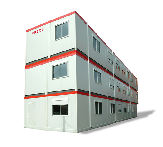 Bürocontainer 13,5 m² - Stapelbar mieten