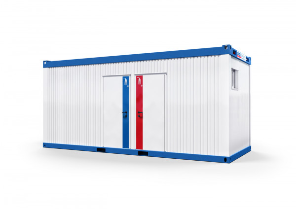 Dusch-Container mit 6 Duschen D/H Sanitärcontainer mieten