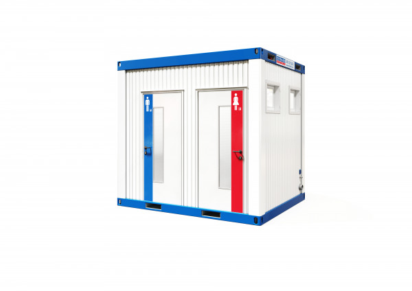 WC-Container D/H Bau 10 ft Sanitärcontainer mieten
