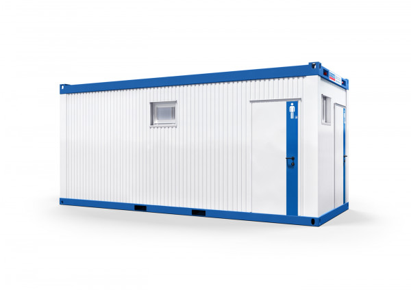 WC-/Dusch-Container mit Flur Sanitärcontainer mieten