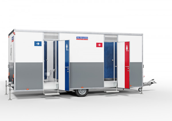 TOI® ECO WC-Trailer XL Toilettenwagen mieten