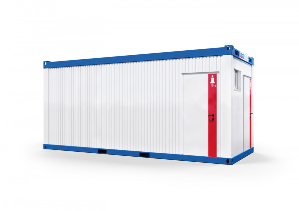 WC-Container D/H mit Flur/Miniküche Sanitärcontainer mieten