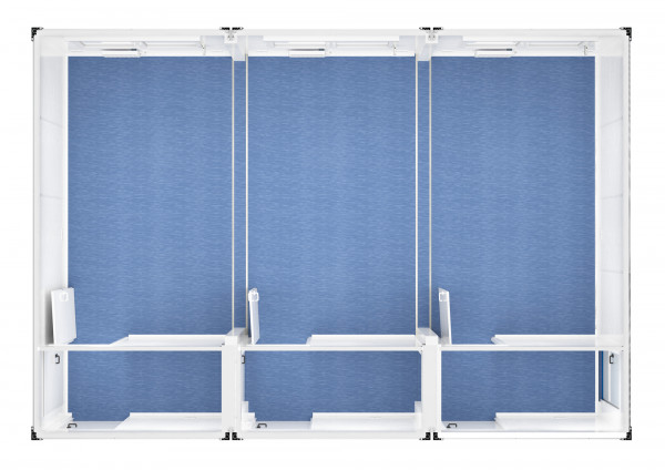 Trioanlage mit Flur - 20 ft - 6 x 9 m Duo- & Trioanlagen mieten