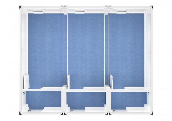 Trioanlage mit Flur - 20 ft - 6 x 7,5 m Duo- & Trioanlagen mieten
