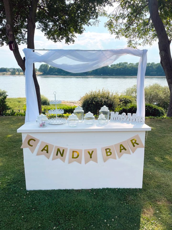 Candy Bar mieten/ Candybar/ Cocktail Bar/Sektbar/Hochzeitsdeko