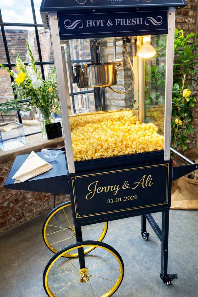 Retro-Popcorn-Maschine mieten/Popcornmaschine/Candy Bar