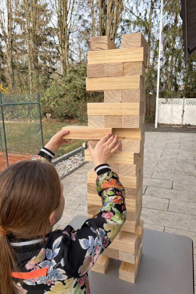 XXL Jenga XL Wackelturm 160x mieten/ Partyspiel – 2