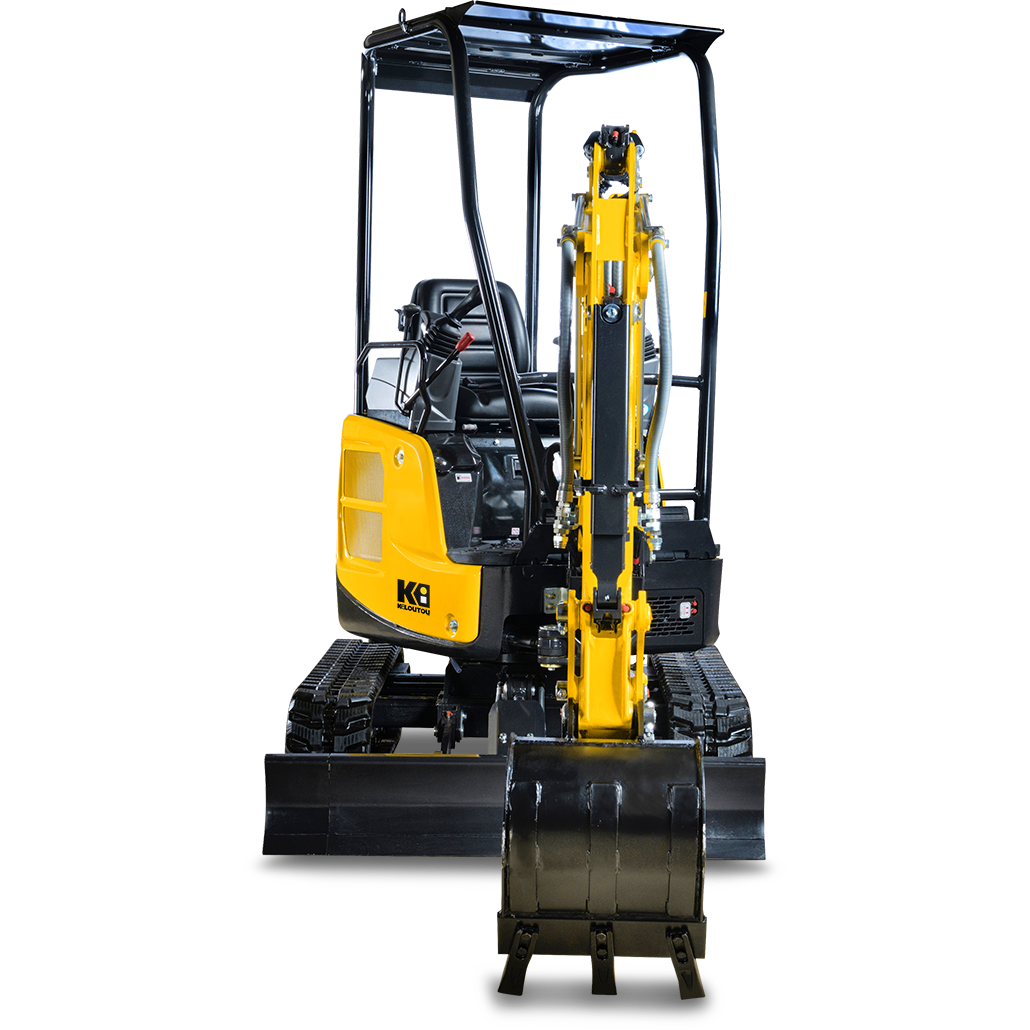 Mini-Kettenbagger – Diesel – 1,67 t mieten – 4