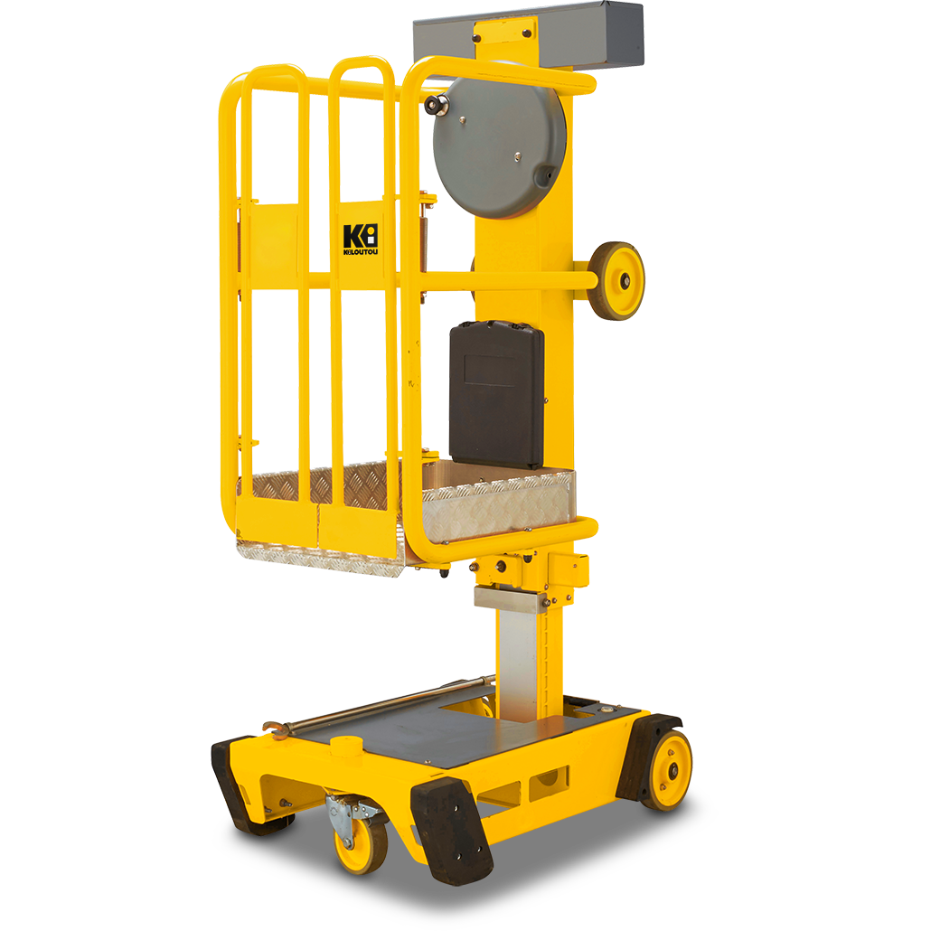 Vertikalmastbühne – Handbetriebene – 3,50 m mieten