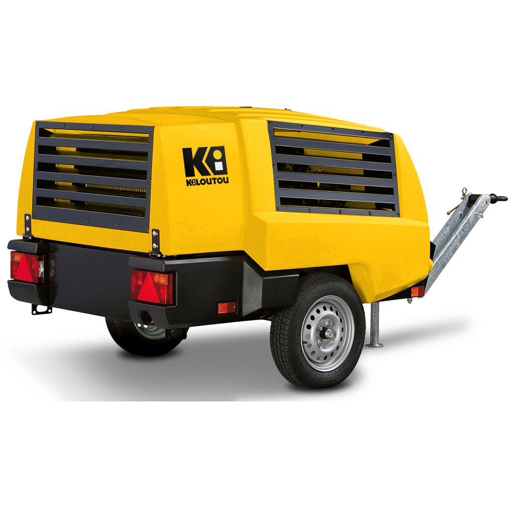 Luftkompressor auf Anhänger – Diesel – 7 bar – 5000 L/min mieten – 2