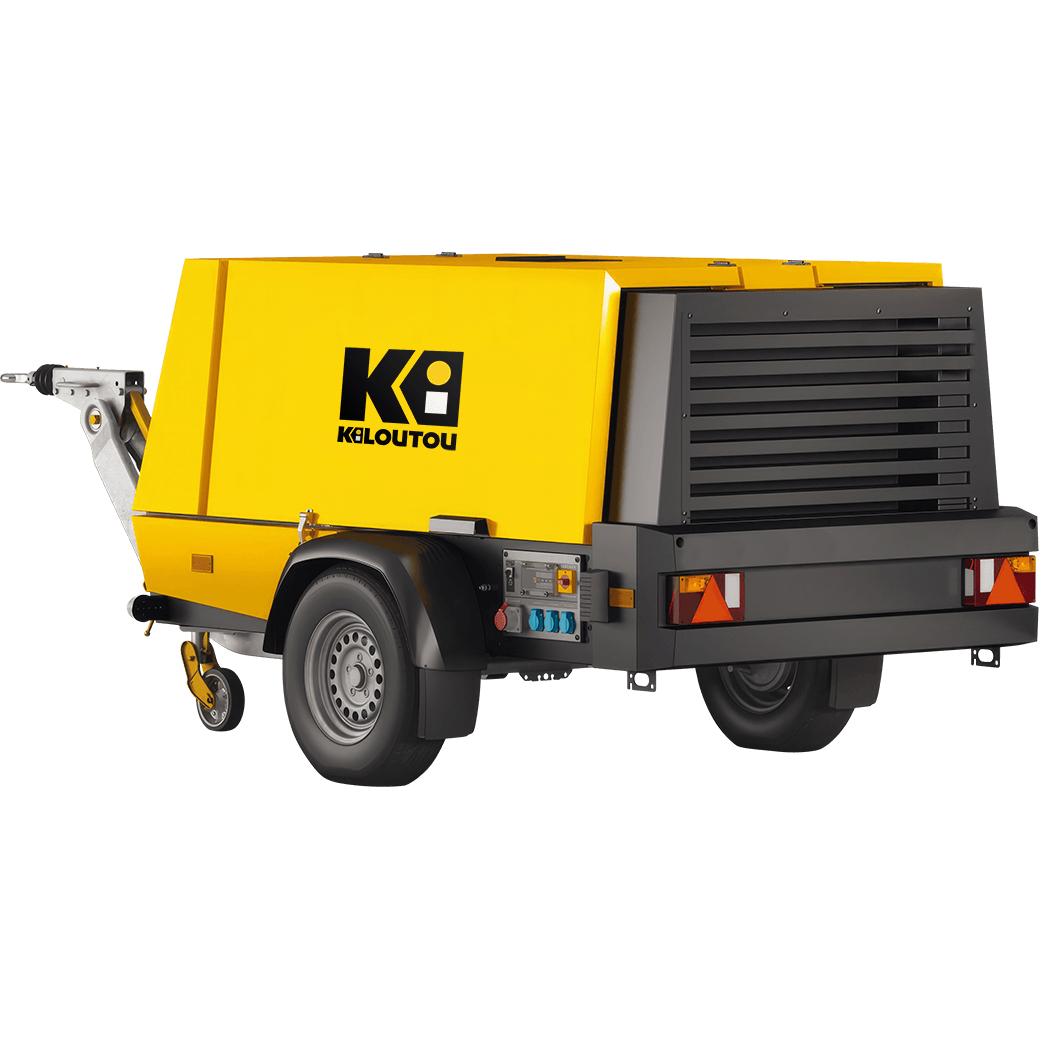 Luftkompressor auf Anhänger – Diesel – 7 bar – 8000 L/min mieten
