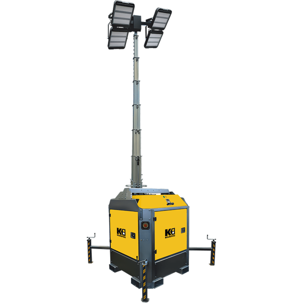 Lichtmast – 4 x 1000 W – 8,50 m mieten