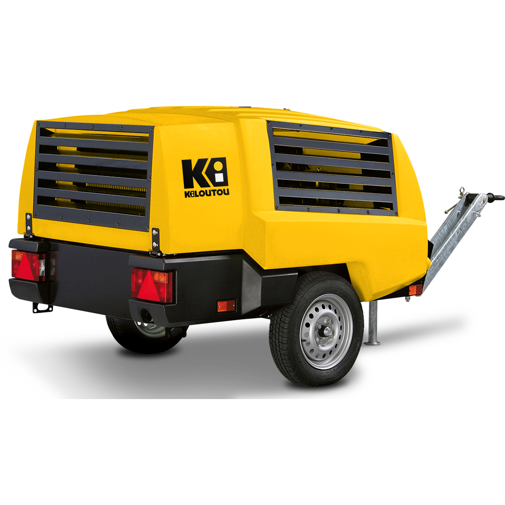 Luftkompressor auf Anhänger – Diesel – 7 bar – 4000 L/min mieten – 2