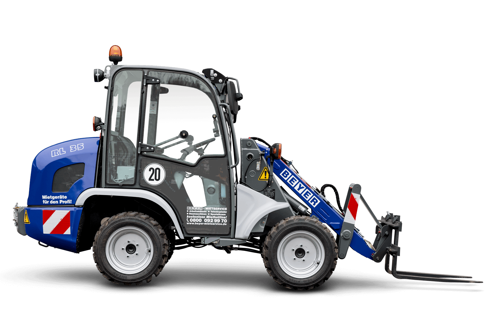 RL 35 mit Palettengabel mieten – 3