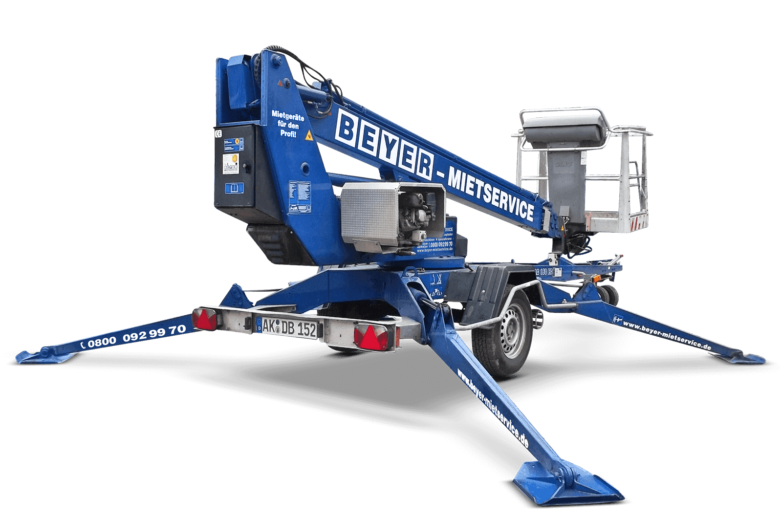 Anhänger-Hubarbeitsbühne AB 150 E/B mieten – 2