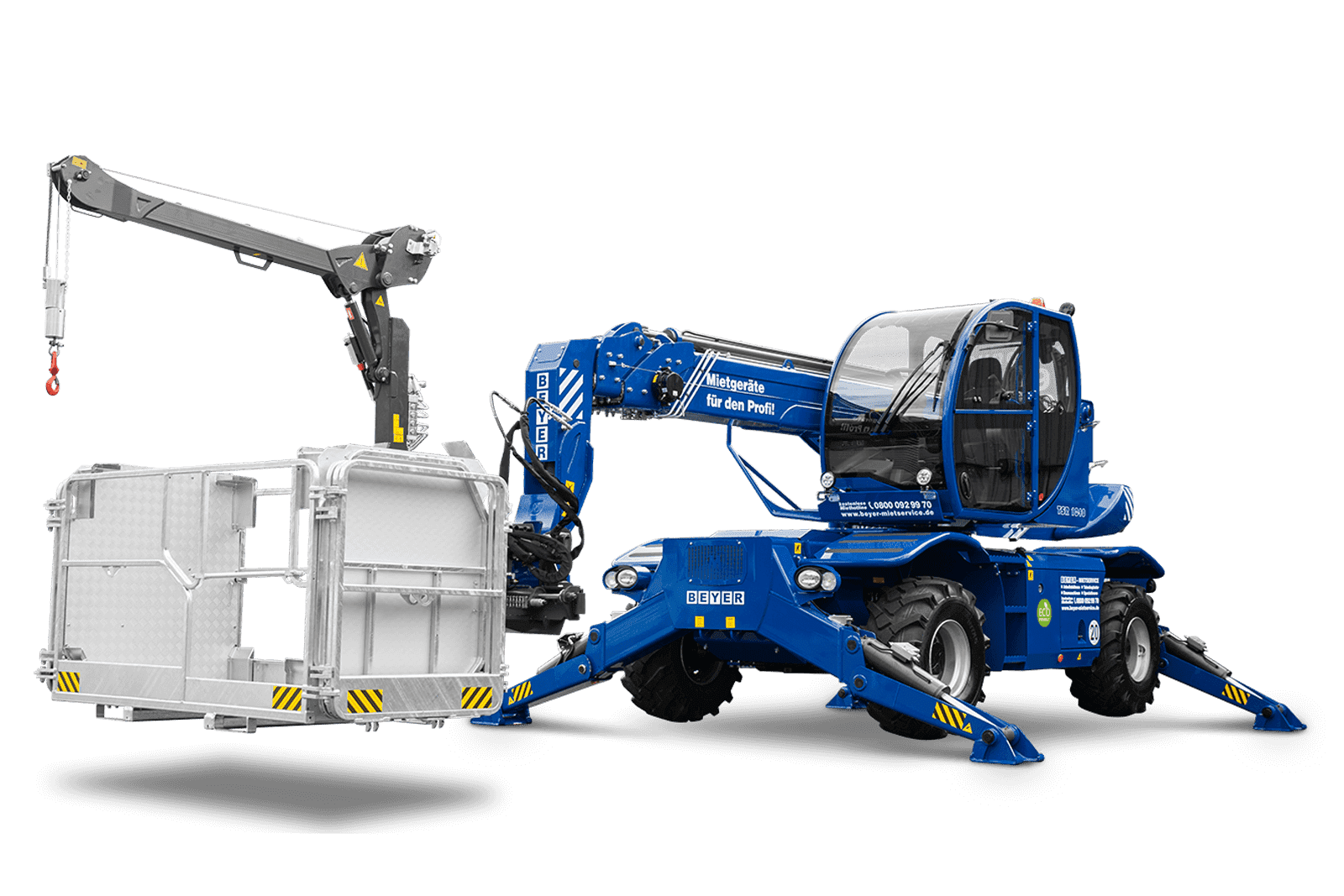 TSR 1840 mit Arbeitskorb und Winde mieten – 2