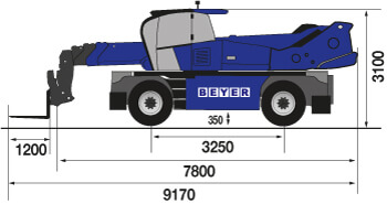 TSR 3060 II mit Arbeitskorb 1000 kg mieten – 4