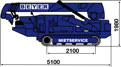 Minikran MC 168.4 D/E K II mieten – 3