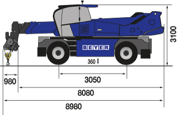 TSR 2660 mit Seilwinde 6 t mieten – 4