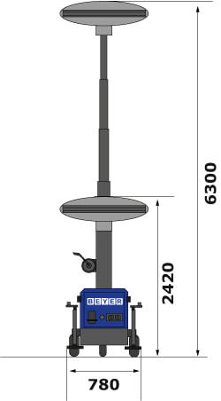 Lichtmast LTU 400/7 M mieten – 4