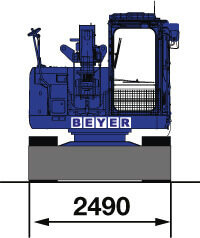 Raupenkran RC 167.6 D K mieten – 3
