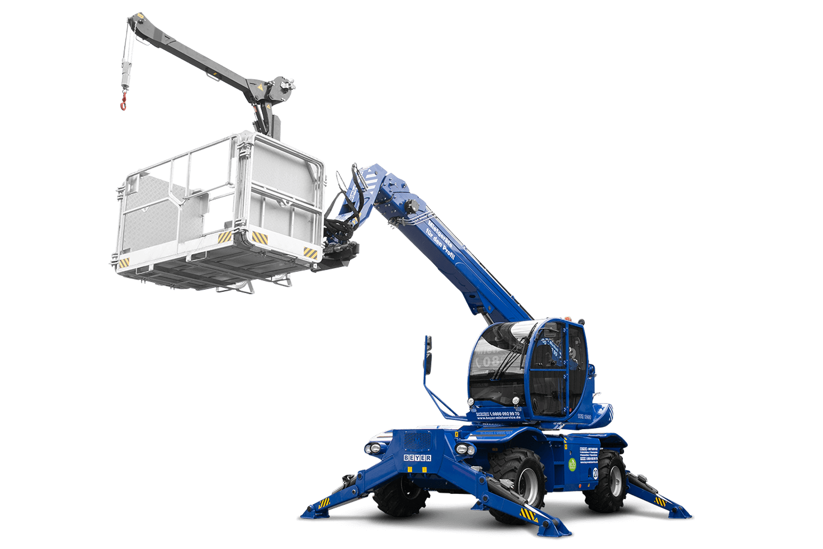 TSR 1840 mit Arbeitskorb und Winde mieten – 4
