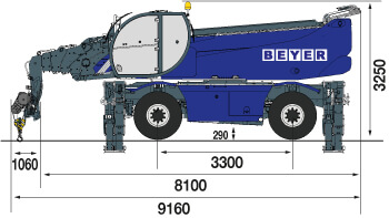 TSR 3580 mit Seilwinde 8 t mieten – 4