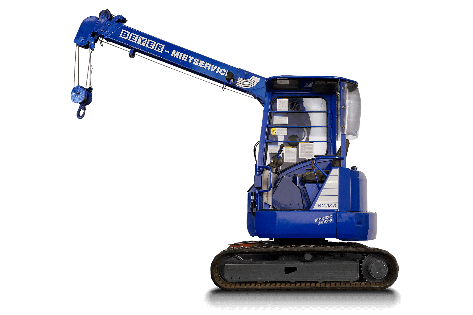 Raupen-Minikran RC 93.3 D mieten – 2