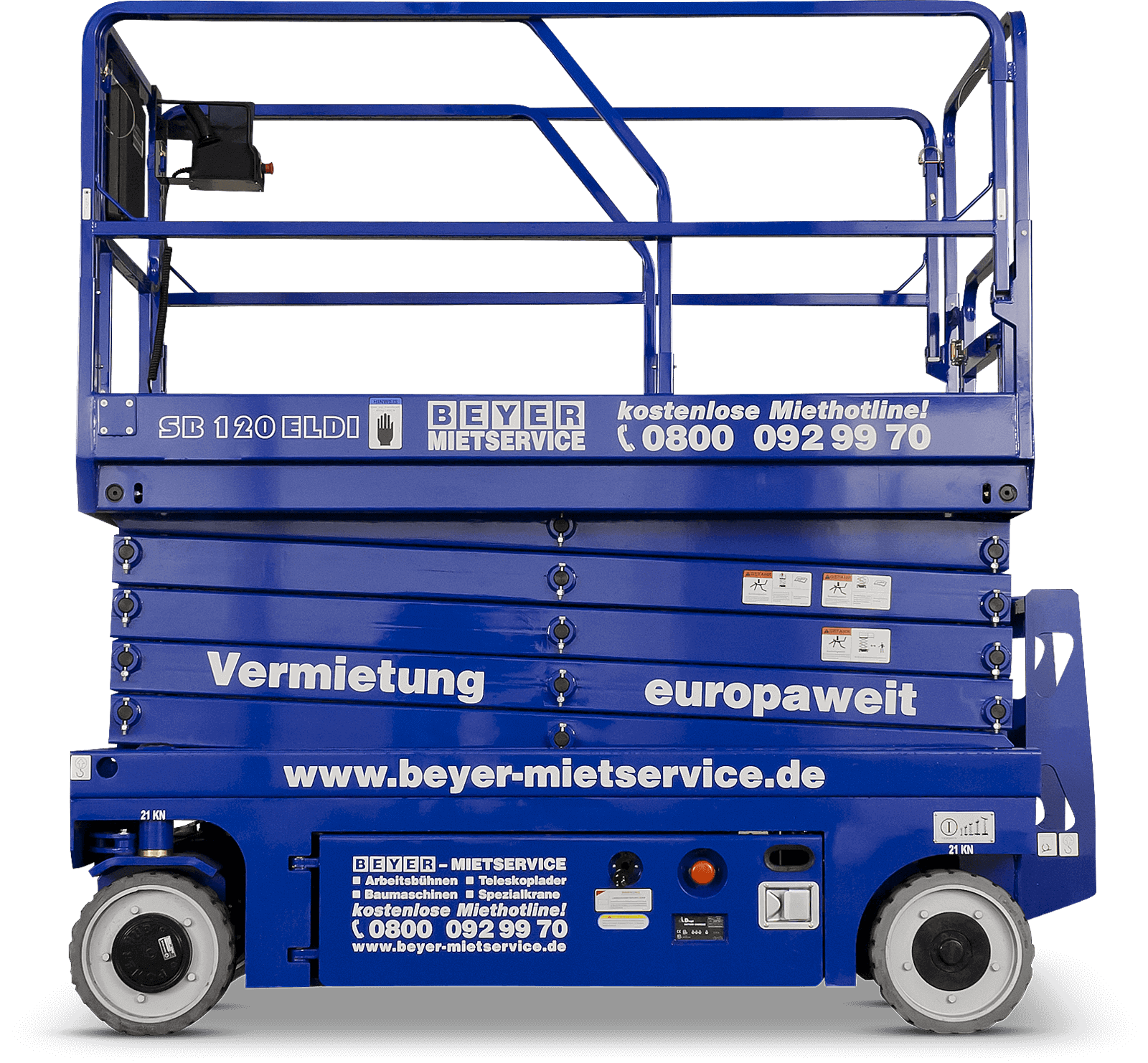 Scheren-Bühne SB 120 ELDI mieten – 2