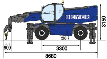 TSR 3060 mit Seilwinde 6 t mieten – 4