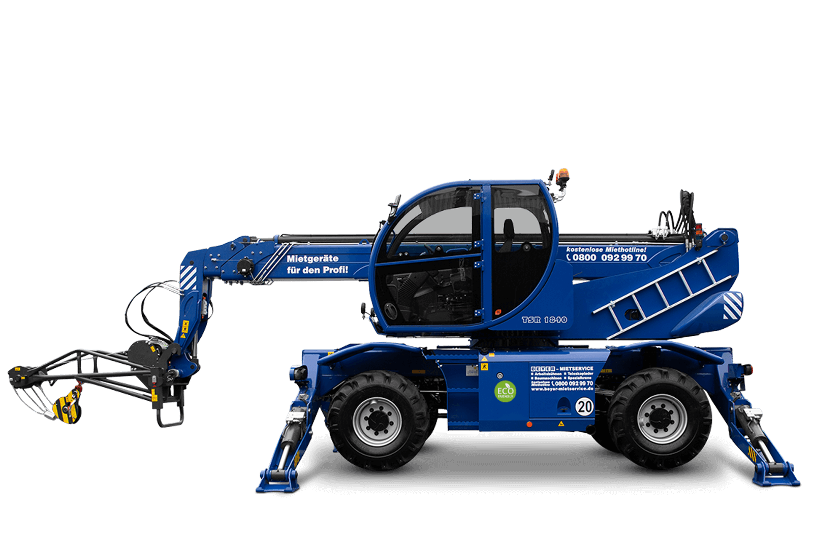 TSR 1840 mit Gittermast Winde 2 t mieten – 2