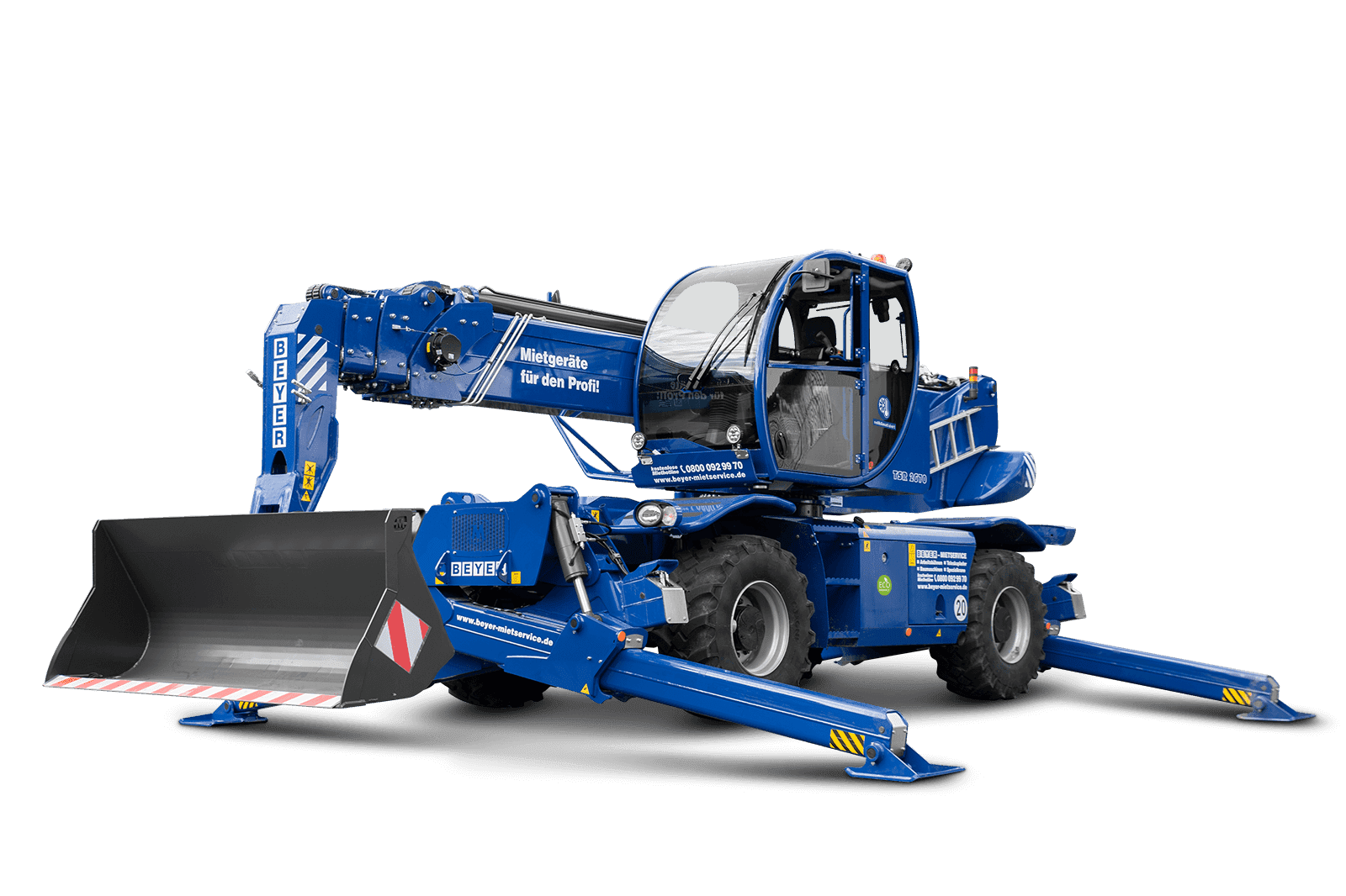 TSR 2670 mit Schwergutschaufel 1000 l mieten